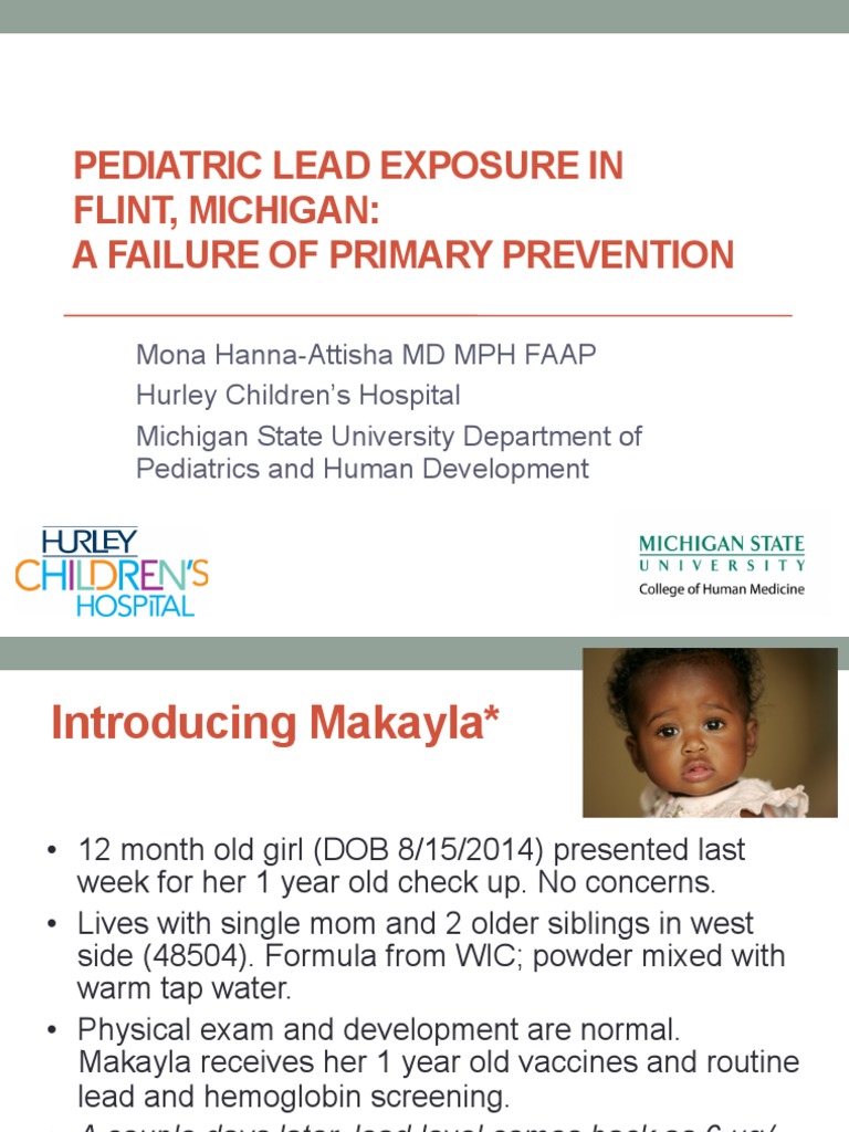 Pediatric Lead Exposure Flint Water Results | PDF | Health Sciences ...
