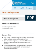 OMS | Maltrato infantil