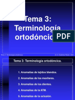 Terminología Ortodóncica