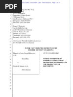 Melendres # 1396 - Zullo Subpoena