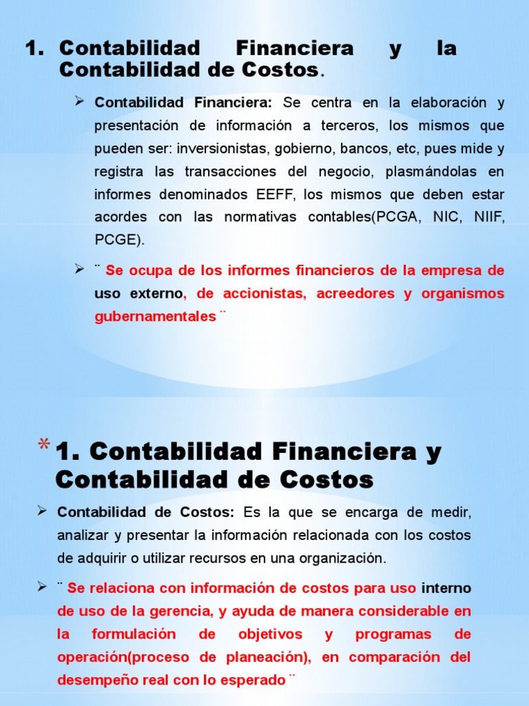 Contabilidad de Costos y su Gestión | PDF | Costo | Contabilidad