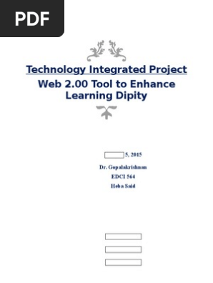 heba said technology integrated project1