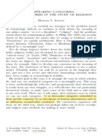 Satlow 2005 - Disappearing Categories Using Categories in The Study of Religion