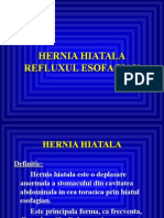 Hernia Hiatala Si Refluxul Esofagian