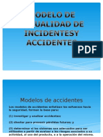 Seguridad Trabajo (Modelos de Causalidad de Incidentes y Accidentes)