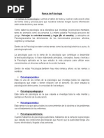 Ramas de La Psicologia