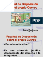 13 Facultad de Disposicion Sobre El Propio Cuerpo