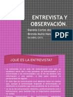 Entrevista y Observación