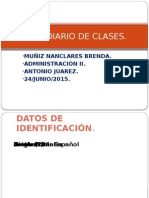 Plan Diario de Clases Prese Admi