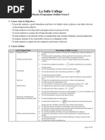 F5 Physics Programme Outline