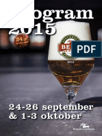 Program Stockholm Beer & Whisky Festival 2015