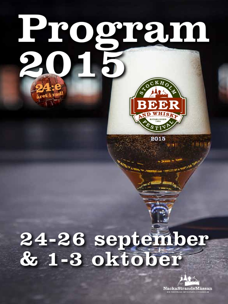 Program Stockholm Beer & Whisky Festival 2015 PDF