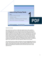 Determining Energy Needs