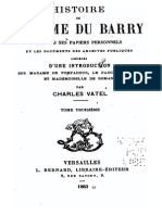 Histoire de Madame Du Barry - Charles Vatel 1883 Tome 3