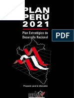 Ceplan Publica para El Debate El Plan Perú 2021