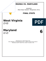 West Virginia vs. Maryland