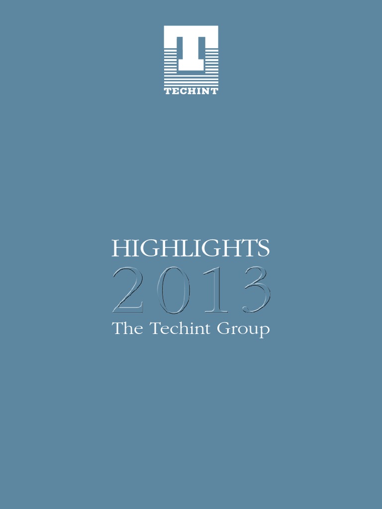 Techint Group Annual Highlights 2013 | PDF