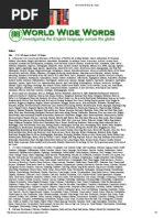 World Wide Words_ Index