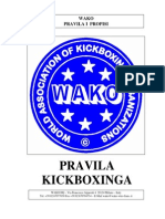 WAKO Pravila Kickboxinga