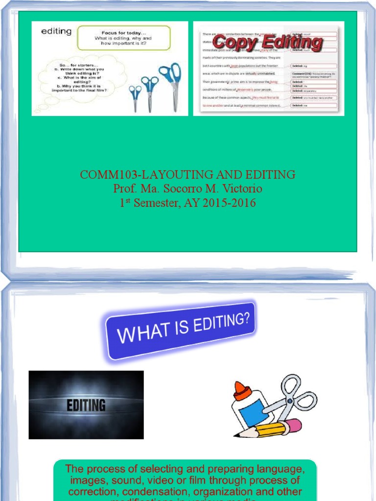 Editing Essentials for Journalism | PDF