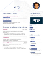 Mark Zuckerberg Resume