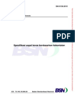 SNI 8138-2015 Spesifikasi Aspal Keras Berdasarkan Kekentalan PDF