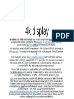 4k Display: Aspect Ratio Ultra-High-Definition Television 16:9