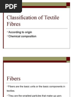 2 - Fibres - Classification of Fibres According To Origin and Chemical Composition