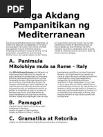 Download Mga Akdang Pampanitikan Ng Mediterranean by Chan SN282876646 doc pdf