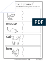 Dog Mouse Cat Hen: Draw It Yourself