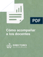 Acompañar a docentes en planificación