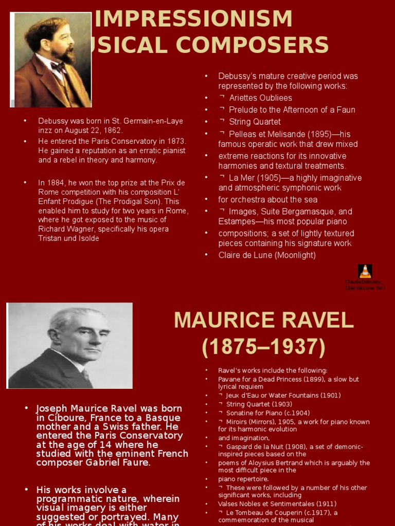 Impressionism Claude Debussy Musicology