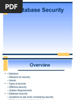 Database Security Lecture