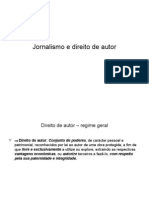 Aula 2010 - 8 - Direitos Dos Jornalistas (3) Direito de Autor