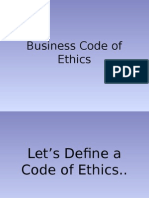 Business Code of Ethics