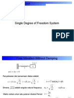 Single Degree of Freedom at Vibration System