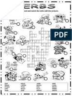 Actiion Verbs Crossword