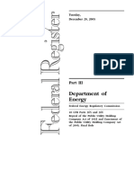 Rule: Public Utility Holding Company Act of 2005 Implementation: Public Utility Holding Company Act of 1935 Repeal