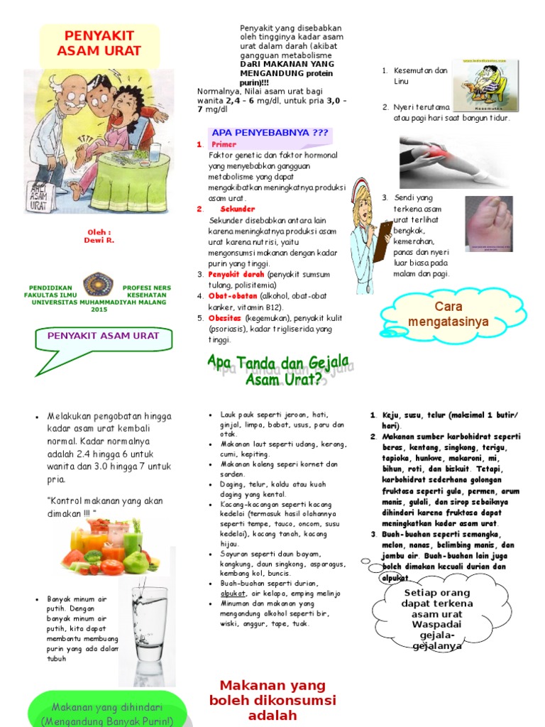 Leaflet Gout Pdf