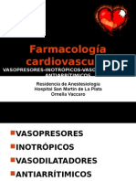 Farmacologia Cardiovascular en Anestesiologia