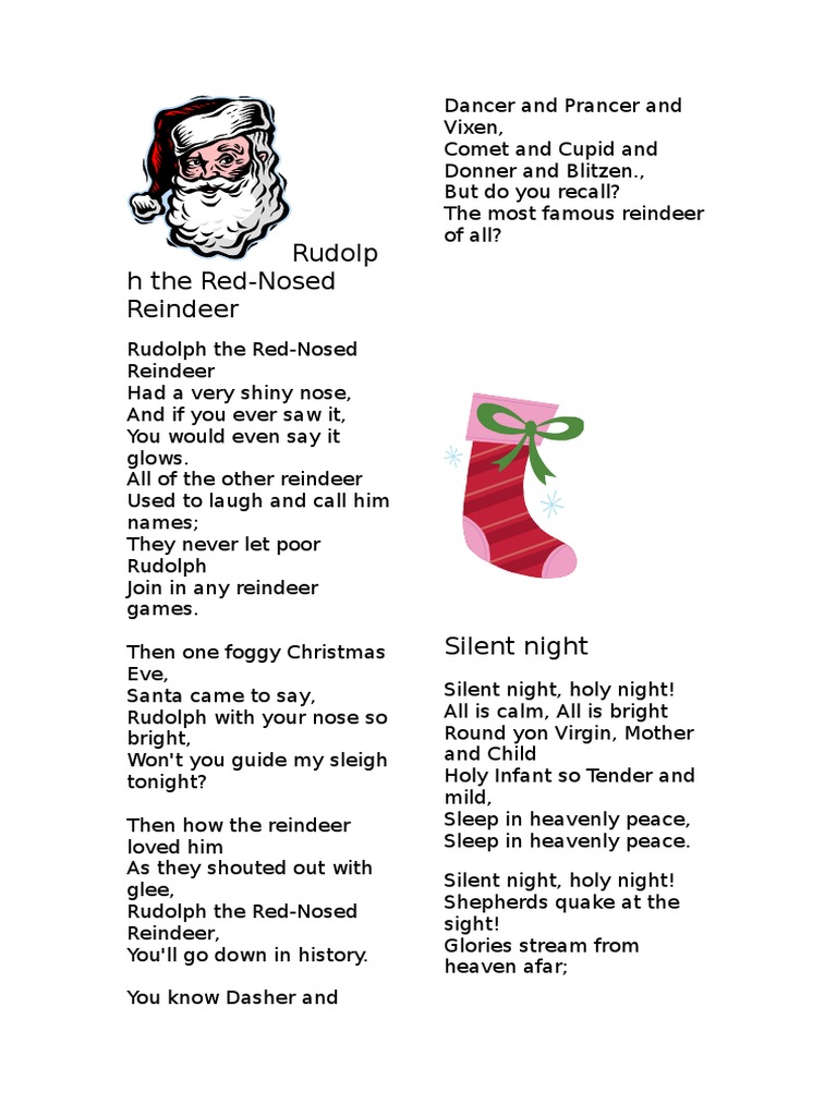 rudolph the red nose reindeer | pdf | art