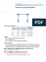 2.3.2.5 Packet Tracer:Implementación de Conectividad Básica