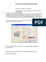 Limpeza de Rolos de Tracção - Canon