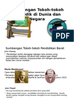 Sumbangan Tokoh-Tokoh Pendidik Di Dunia Dan Negara