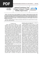 Optimal Transformer Tap Changing Setting