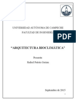 Arquitectura Bioclimática