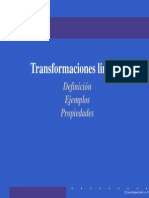 Transformaciones lineales