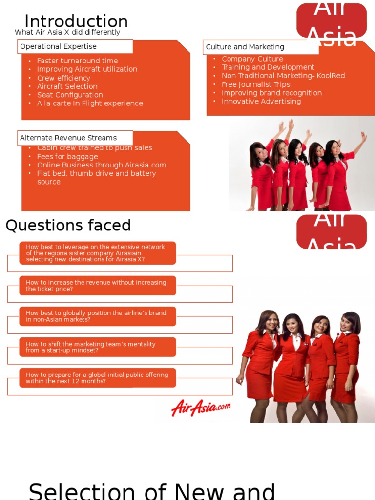 AirAsia X: Marketing and Route Strategy | PDF | Airlines | Tourism