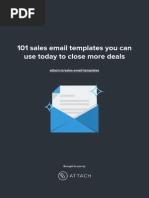 101 Sales Email Templates You Can Use Today To Close More Deals