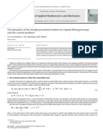 Journal of Applied Mathematics and Mechanics Volume 72 Issue 6 2008 Gurchenkov; V.v. Korneyev; M.v. Nosov -- The Dynamics